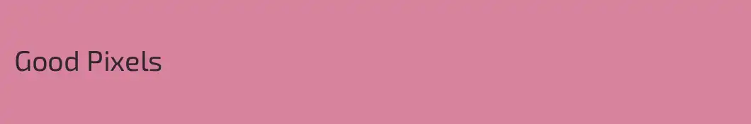 Good Pixels